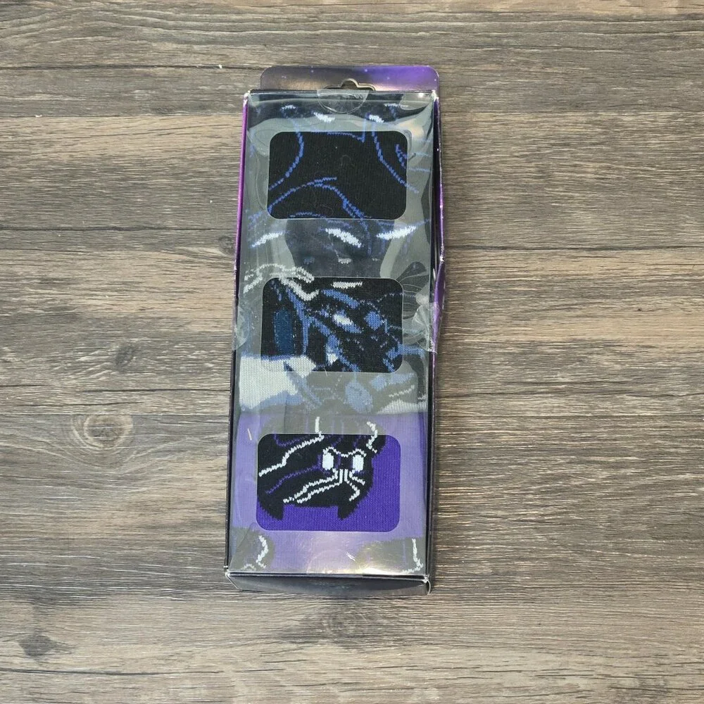 NIP Marvel Black Panther Crew Socks 3 Pack